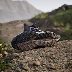 Adidas Terrex Womens Free Hiker 2.0 Gore-Tex Hiking Shoes Core Black / Preloved Violet / Taupe Oxide - Parasol Store