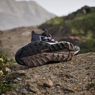 Adidas Terrex Womens Free Hiker 2.0 Gore-Tex Hiking Shoes Core Black / Preloved Violet / Taupe Oxide