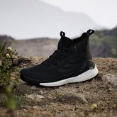 Adidas Terrex Womens Free Hiker 2 Gore-Tex Hiking Shoes Core Black / Core Black / Cloud White - Parasol Store