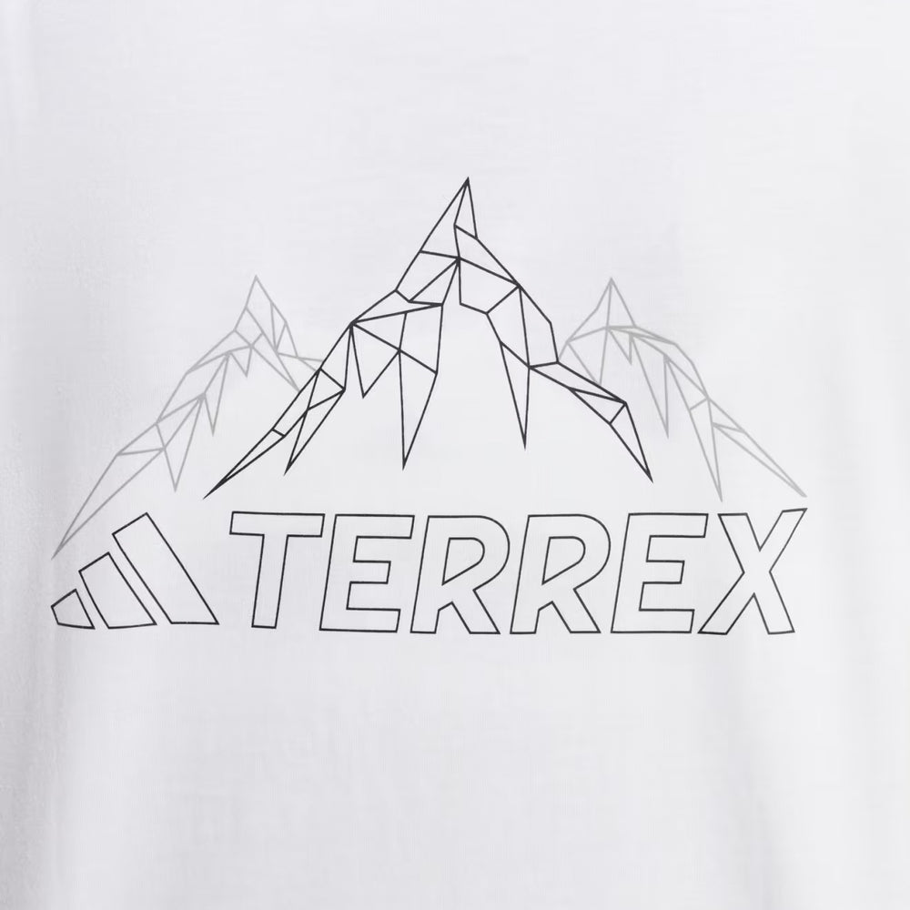 Adidas Terrex Womens Graphic T-Shirt White - Parasol Store