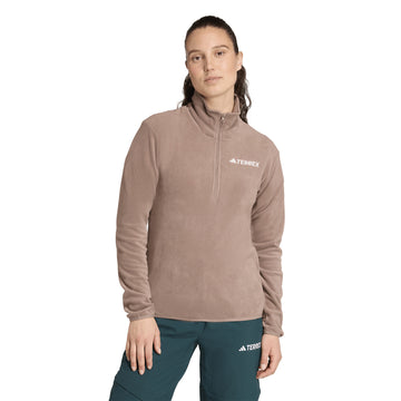 Adidas Terrex Womens MT Halfzip Fleece Trace Brown - Parasol Store