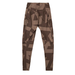 Adidas Terrex Womens MT Tights Aop Trace Brown / Earth Strata - Parasol Store