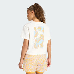 Adidas Terrex Womens Multi Meadow Pack S/S T-Shirt Off White - Parasol Store