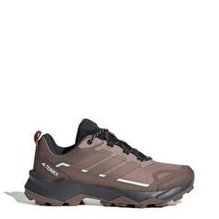 Adidas Terrex Womens Skychaser AX5 GoreTex Hiking Shoe Trace Brown / Earth Strata / Semi Impact Orange - Parasol Store