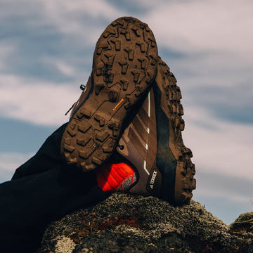 Adidas Terrex Womens Skychaser AX5 GoreTex Hiking Shoe Trace Brown / Earth Strata / Semi Impact Orange - Parasol Store