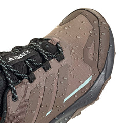 Adidas Terrex Womens Skychaser AX5 GoreTex Hiking Shoe Trace Brown / Earth Strata / Semi Impact Orange - Parasol Store