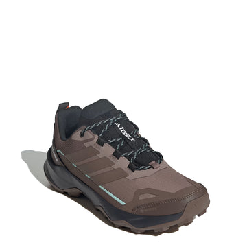 Adidas Terrex Womens Skychaser AX5 GoreTex Hiking Shoe Trace Brown / Earth Strata / Semi Impact Orange