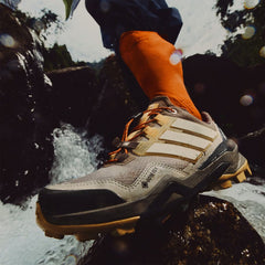 Adidas Terrex Womens Skychaser Gore-Tex Hiking Shoe Wonder Taupe / Off White / Ice Tangerine - Parasol Store
