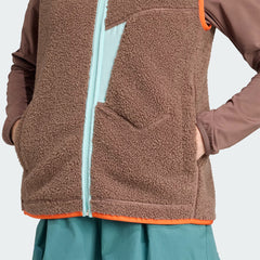 Adidas Terrex Womens XPL Fleece Vest Earth Strata - Parasol Store