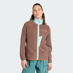 Adidas Terrex Womens XPL Fleece Vest Earth Strata - Parasol Store