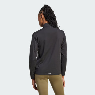 Adidas Terrex Womens Multi Climacool 1/2 Zip Long Sleeve Long-Sleeve Top Black - Parasol Store