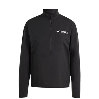 Adidas Terrex Womens Multi Climacool 1/2 Zip Long Sleeve Long-Sleeve Top Black - Parasol Store