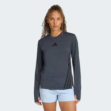 Adidas Terrex Womens Xperior L/S T-Shirt Carbon - Parasol Store