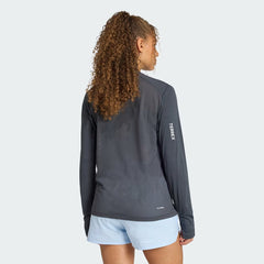 Adidas Terrex Womens Xperior L/S T-Shirt Carbon - Parasol Store