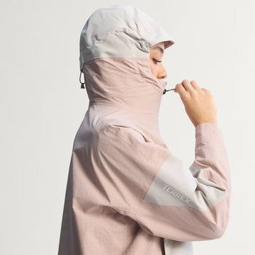 Adidas Terrex Womens Xploric 2 Layer Climaproof Jacket Wonder Taupe / Beige - Parasol Store