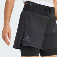 Adidas Terrex Womens Xploric 2 in 1 Shorts Black - Parasol Store