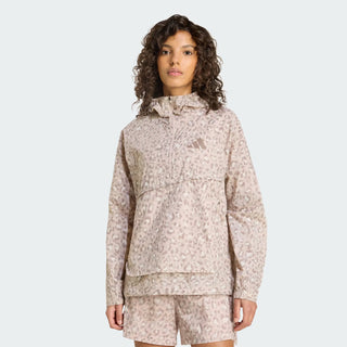 Adidas Terrex Womens Xploric Wind AOP Jacket Beige / Wonder Taupe / Trace Brown - Parasol Store