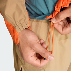 Adidas Terrex Xploric 2.5L Climaproof Anorak Preloved Teal / Cardboard / Semi Impact Orange - Parasol Store