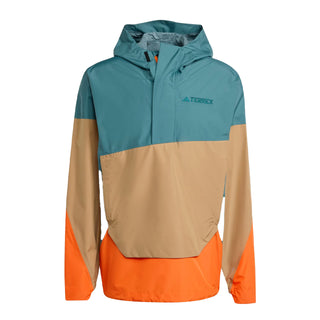 Adidas Terrex Xploric 2.5L Climaproof Anorak Preloved Teal / Cardboard / Semi Impact Orange