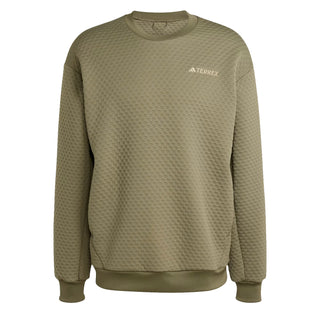Adidas Terrex Xploric Crewneck Sweatshirt Olive Strata - Parasol Store