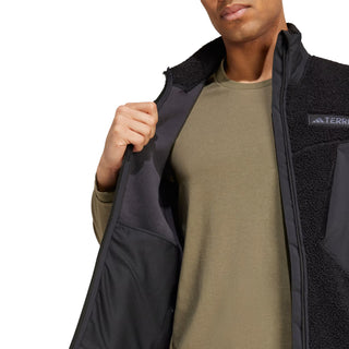 Adidas Terrex Xploric High Pile Fleece Vest Black - Parasol Store
