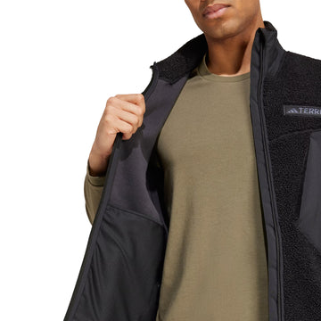 Adidas Terrex Xploric High Pile Fleece Vest Black - Parasol Store