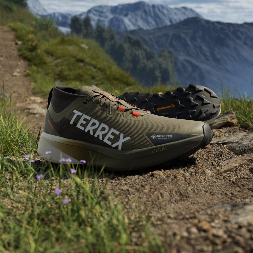 Adidas Terrex trail running shoes Agravic Black / Green - Parasol Store