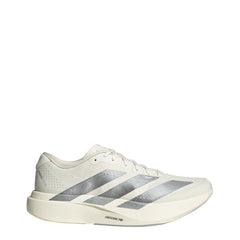 Adidas Womens Adizero Evo SL Woven Trainers Core White / Halo Silver - Parasol Store