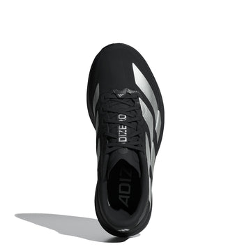Adidas Womens Adizero Evo SL Woven Trainers Core Black / Silver Metallic / Carbon - Parasol Store