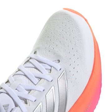 Adidas Womens Supernova Rise 3 Cloud White / Silver Metallic / Lucid Pink