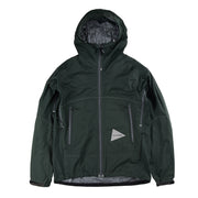 And Wander 3L UL Rain Jacket Green - Parasol Store