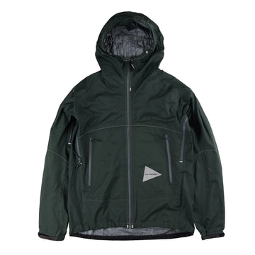 And Wander 3L UL Rain Jacket Green - Parasol Store