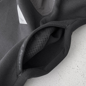 And Wander Airly Warm Full Zip Black - Parasol Store