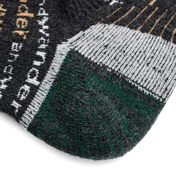 And Wander Womens Wool Socks Charcoal