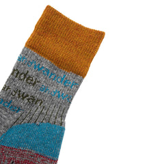 And Wander Womens Wool Socks Light Grey - Parasol Store