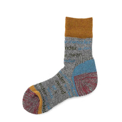 And Wander Womens Wool Socks Light Grey - Parasol Store