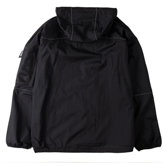 And Wander Breath Rip Hoodie Black - Parasol Store