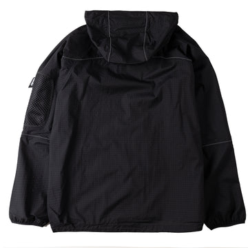 And Wander Breath Rip Hoodie Black - Parasol Store