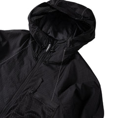 And Wander Breath Rip Hoodie Black - Parasol Store