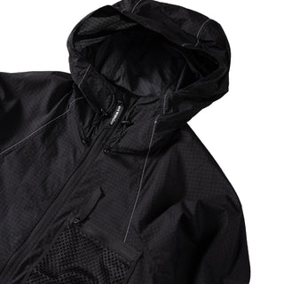 And Wander Breath Rip Hoodie Black - Parasol Store