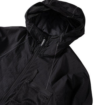 And Wander Breath Rip Hoodie Black - Parasol Store
