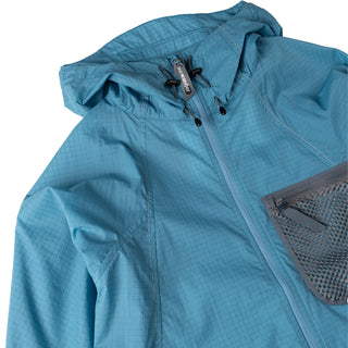 And Wander Breath Rip Hoodie Light Blue - Parasol Store