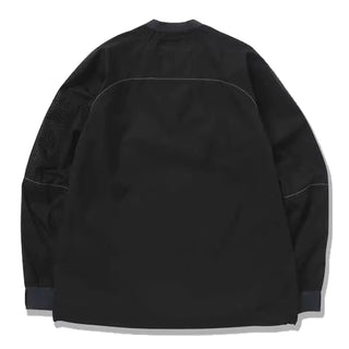 And Wander Breath Rip Pullover Jacket Black And Wander