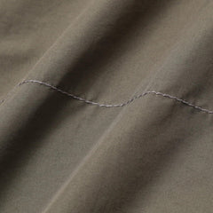 And Wander C/N Octa Collarless Shirt Jacket Light Khaki
