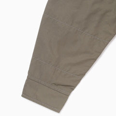 And Wander C/N Octa Collarless Shirt Jacket Light Khaki