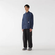 And Wander Cordura Cotton Rip Shirt Jacket Blue - Parasol Store