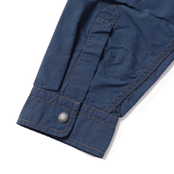 And Wander Cordura Cotton Rip Shirt Jacket Blue - Parasol Store