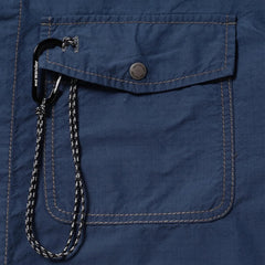 And Wander Cordura Cotton Rip Shirt Jacket Blue - Parasol Store