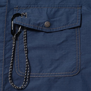 And Wander Cordura Cotton Rip Shirt Jacket Blue - Parasol Store