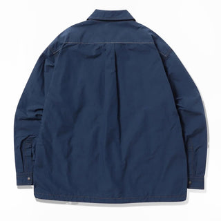 And Wander Cordura Cotton Rip Shirt Jacket Blue - Parasol Store